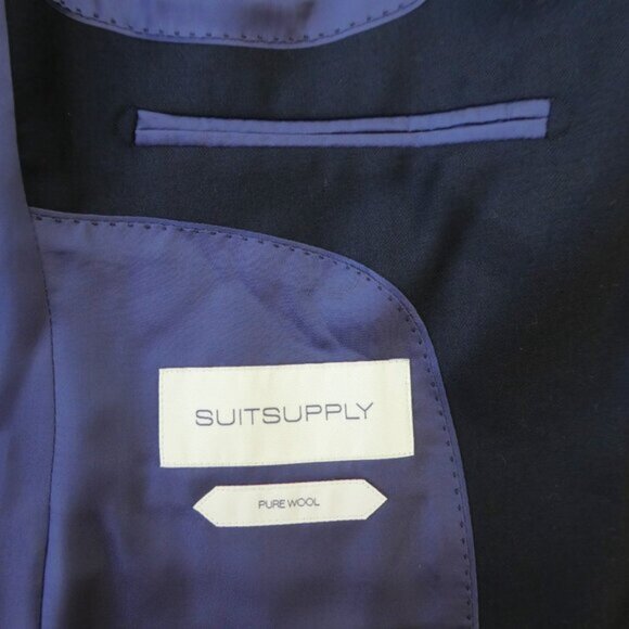 Suitsupply Cameron Women Navy Blazer Pure WooL Single Button Center Vent 42 - Picture 6 of 9